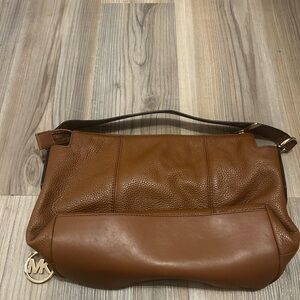 Michael Kors Tan Leather Shoulder Bag